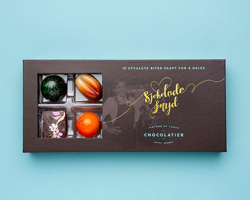 Sjokoladefryd  10 biter konfekteske